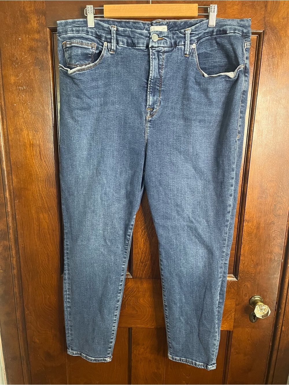 Good American Good Legs Plus Size 22 High Rise Ankle Jeans - Picture 3 of 11